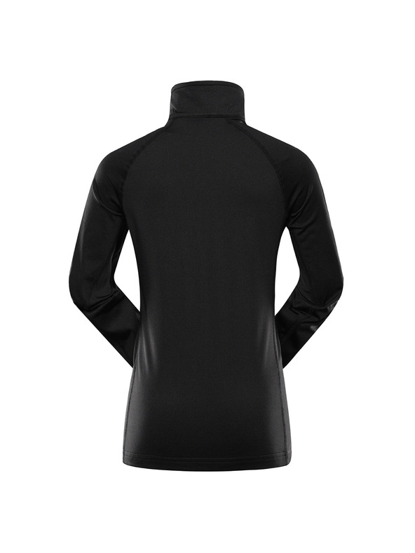 ALPINE PRO Otroška hitrosušeča jopa s prostretch ALPINE PRO QUERTO 2 black