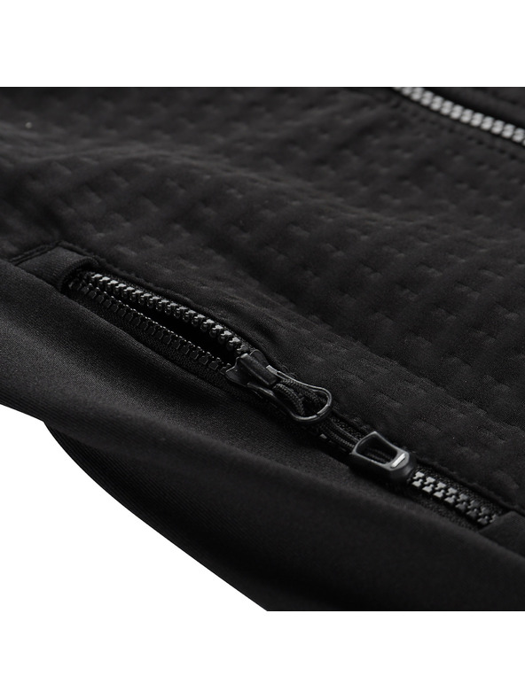 ALPINE PRO Otroška hitrosušeča jopa s prostretch ALPINE PRO QUERTO 2 black