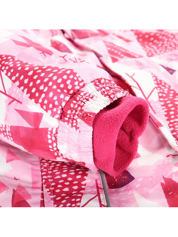 ALPINE PRO Otroška kombinezonda z membrano ptx snow ALPINE PRO KIREMO neon knockout pink različica pa