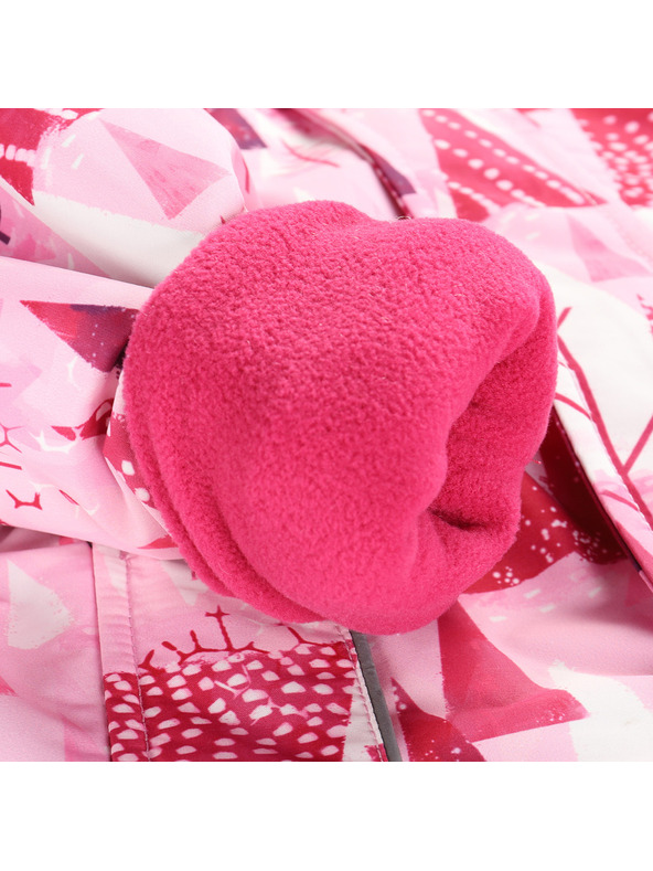 ALPINE PRO Otroška kombinezonda z membrano ptx snow ALPINE PRO KIREMO neon knockout pink različica pa