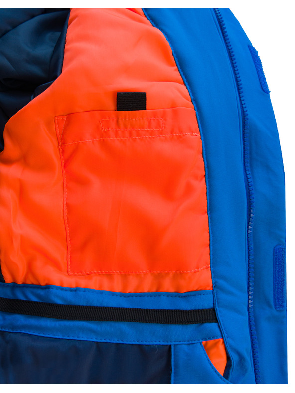 ALPINE PRO Otroški smučarski komplet alpine pro ALPINE PRO AILINO electric blue lemonade