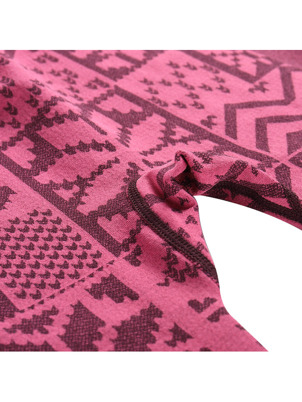 ALPINE PRO Otroško funkcionalno perilo - hlače ALPINE PRO LESSO fuchsia fedora