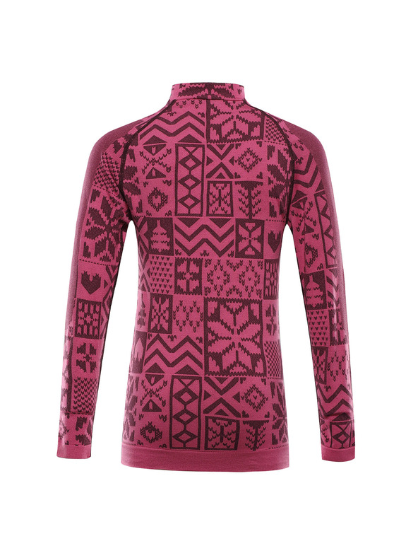 ALPINE PRO Otroško funkcionalno perilo - majica ALPINE PRO SEAMO fuchsia fedora