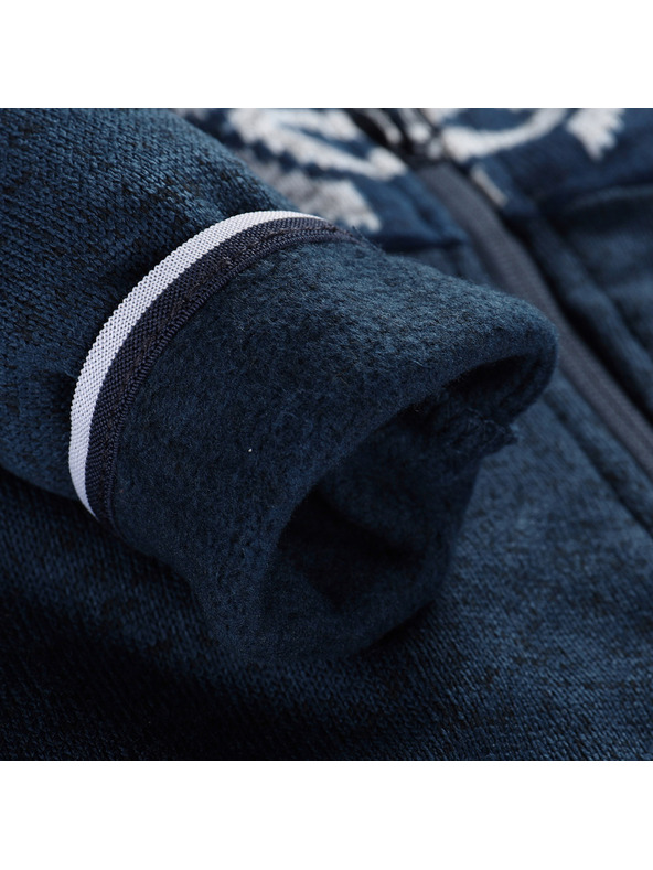 ALPINE PRO Otroški topel pulover s kapuco ALPINE PRO NORESO moonlit ocean različica pa