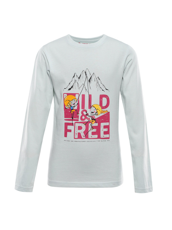 ALPINE PRO Otroška majica iz organske bombaževine ALPINE PRO ECCO 2 sprout green varianta pe