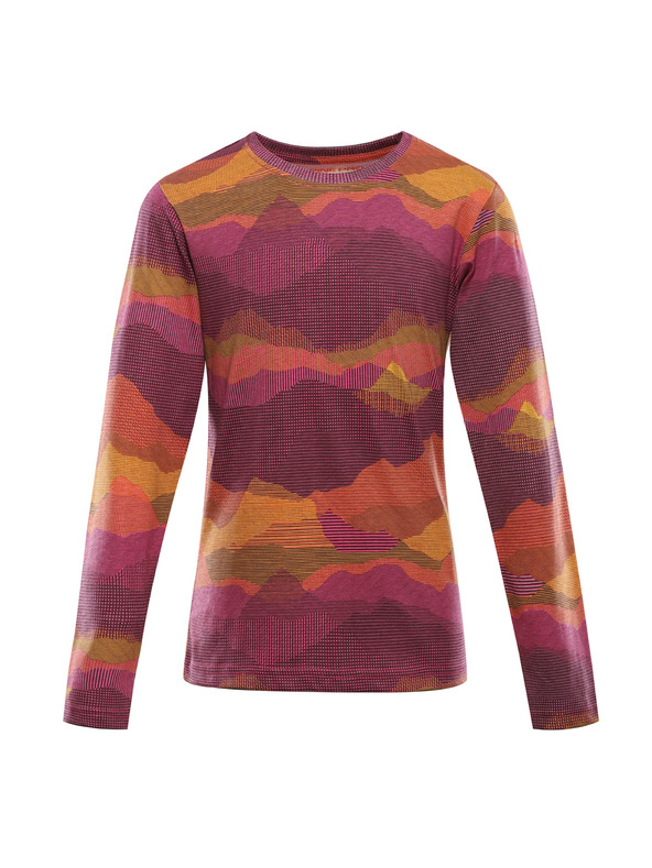 ALPINE PRO Otroška majica iz organske bombaževine ALPINE PRO ECCO 2 fuchsia fedora varianta pa