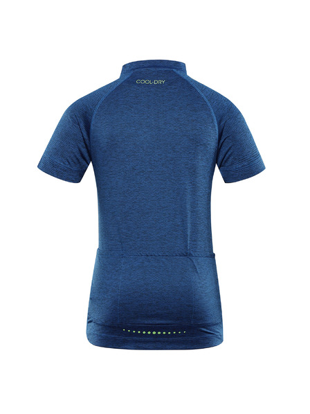 ALPINE PRO Otroška hitrosušeča kolesarska majica ALPINE PRO LATTERO cesarsko