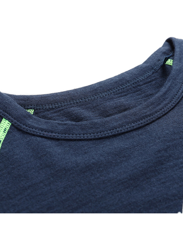 ALPINE PRO Otroška merino majica ALPINE PRO MERENO moonlit ocean varianta pa