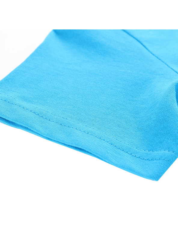 ALPINE PRO Otroška majica iz organske bombažne ALPINE PRO ECOMO 3 neon atomic blue varianta pb