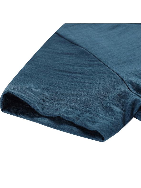 ALPINE PRO Otroška majica iz merino volne ALPINE PRO MERENO 2 maroški