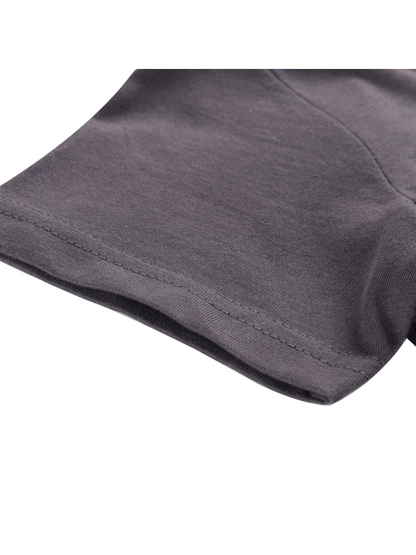 ALPINE PRO Otroška majica iz organske bombažne ALPINE PRO ECOMO 3 obsidian varianta pa