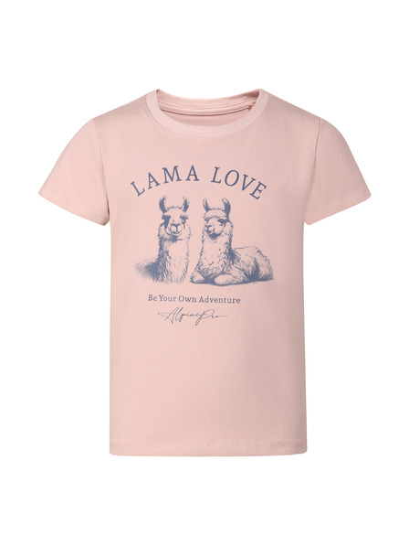 ALPINE PRO Otroška bombažna majica ALPINE PRO SUMEKO breskev whip varianta pe