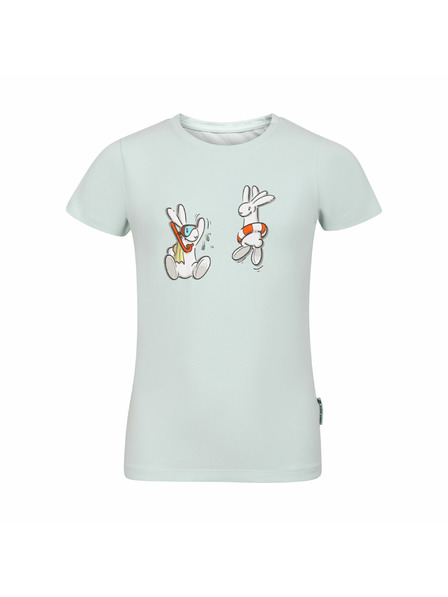 ALPINE PRO Otroška bombažna majica bob in bobek ALPINE PRO BOBBO sprout green