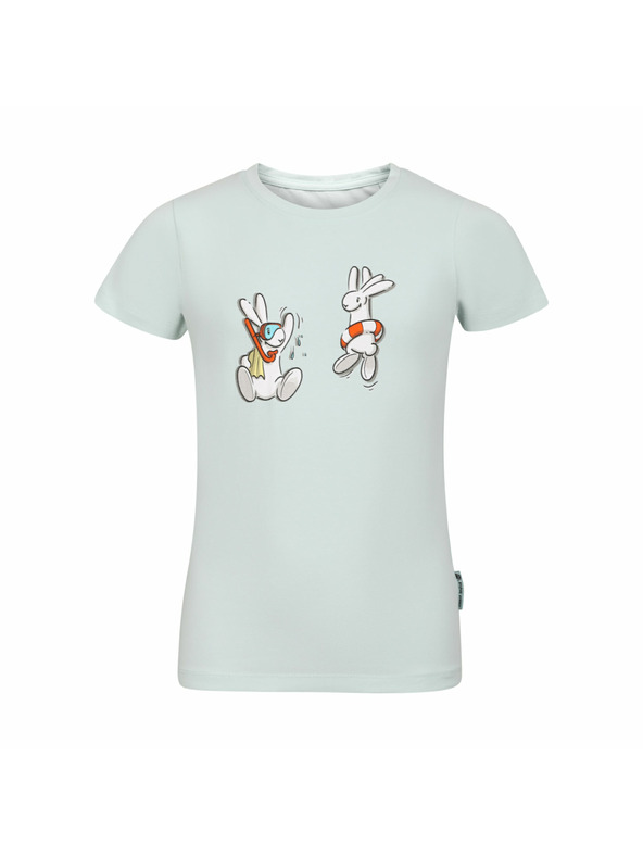 ALPINE PRO Otroška bombažna majica bob in bobek ALPINE PRO BOBBO sprout green