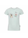 ALPINE PRO Otroška bombažna majica bob in bobek ALPINE PRO BOBBO sprout green