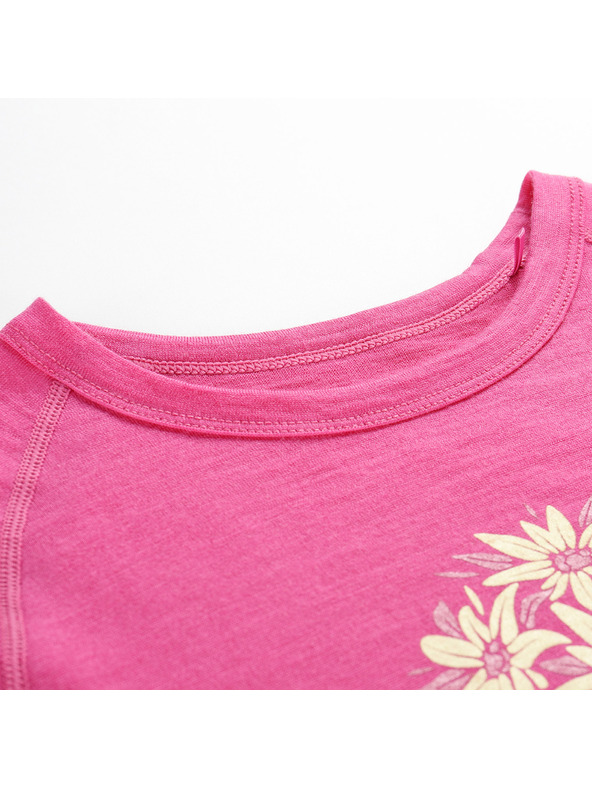 ALPINE PRO Otroška merino majica ALPINE PRO MERENO fuksija fedora varianta pb