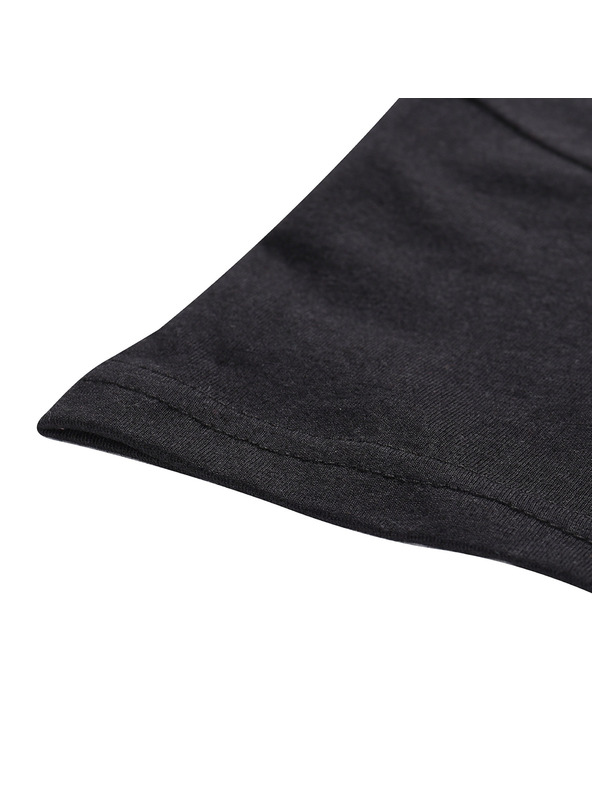 ALPINE PRO Otroška hitrosušeča majica s cool-dry ALPINE PRO DALLO 3 črna varianta pb