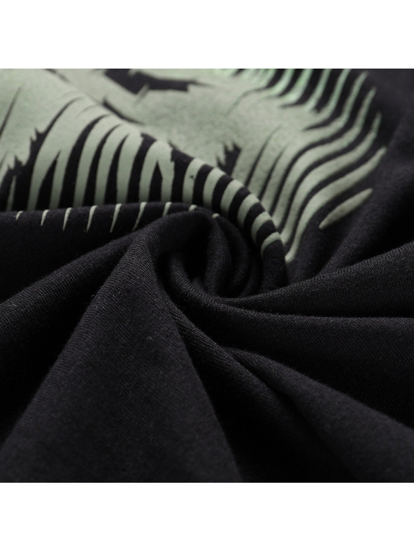 ALPINE PRO Otroška hitrosušeča majica s cool-dry ALPINE PRO DALLO 3 črna varianta pb