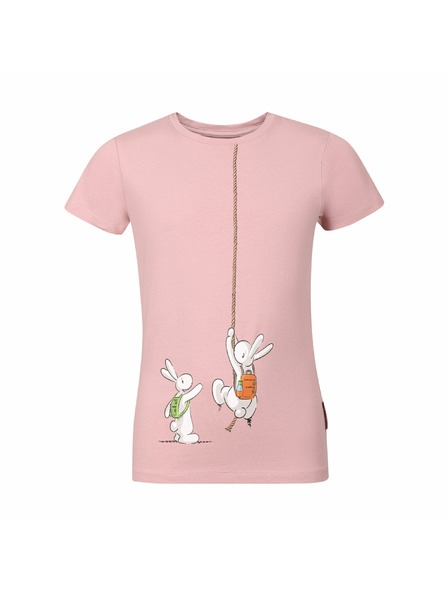 ALPINE PRO Otroška bombažna majica bob in bobek ALPINE PRO BOBBO bleda mauve