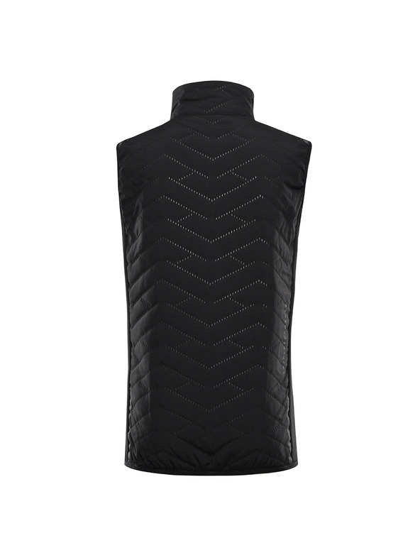 ALPINE PRO Otroški topli brezrokavnik z odsevnimi elementi ALPINE PRO BERFO 2 black