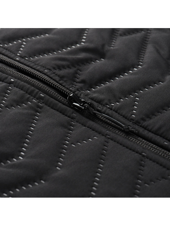 ALPINE PRO Otroški topli brezrokavnik z odsevnimi elementi ALPINE PRO BERFO 2 black