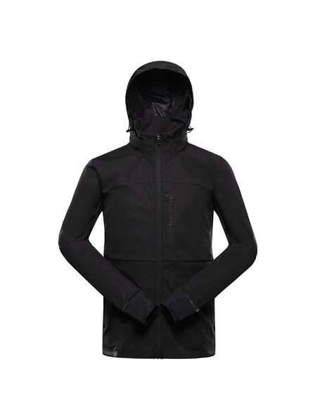 ALPINE PRO Moška softshell jakna z membrano ALPINE PRO UKEB 2 black