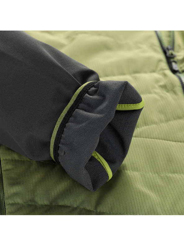 ALPINE PRO Moška podložena jakna z dwr obdelavo ALPINE PRO MORGEN turtle green