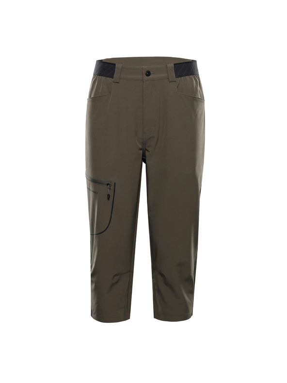 ALPINE PRO Moške softshell capri hlače ALPINE PRO WEDER 2 stone gray