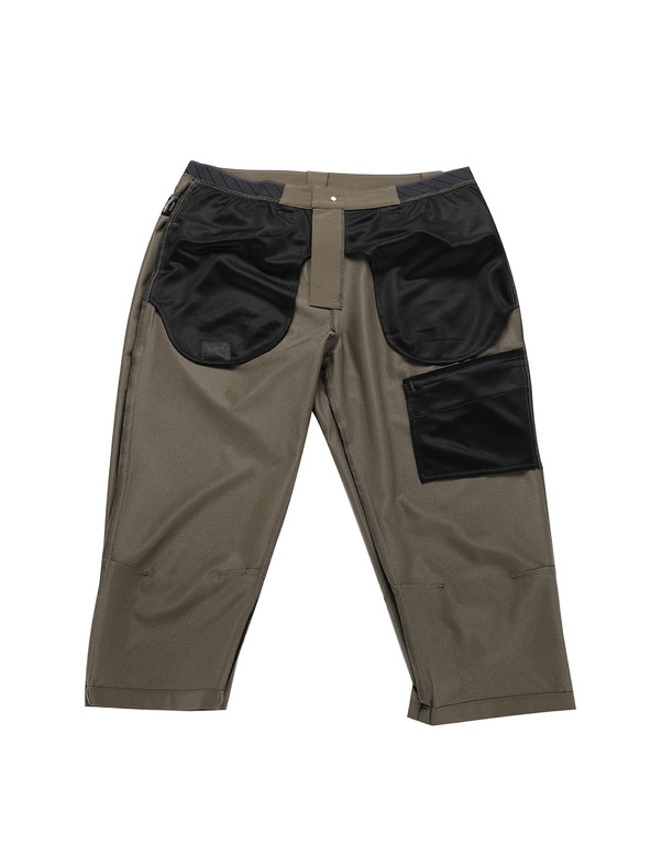 ALPINE PRO Moške softshell capri hlače ALPINE PRO WEDER 2 stone gray