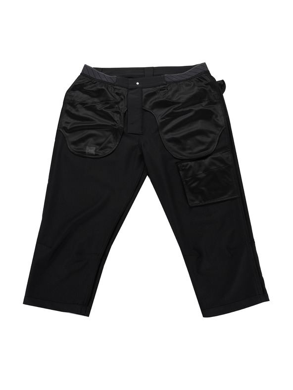 ALPINE PRO Moške softshell 3/4 hlače ALPINE PRO WEDER 2 črna