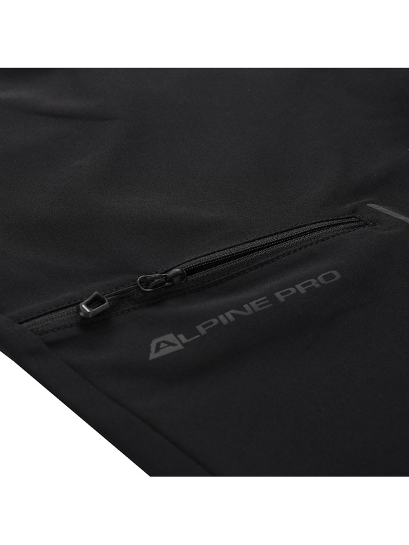 ALPINE PRO Moške softshell 3/4 hlače ALPINE PRO WEDER 2 črna