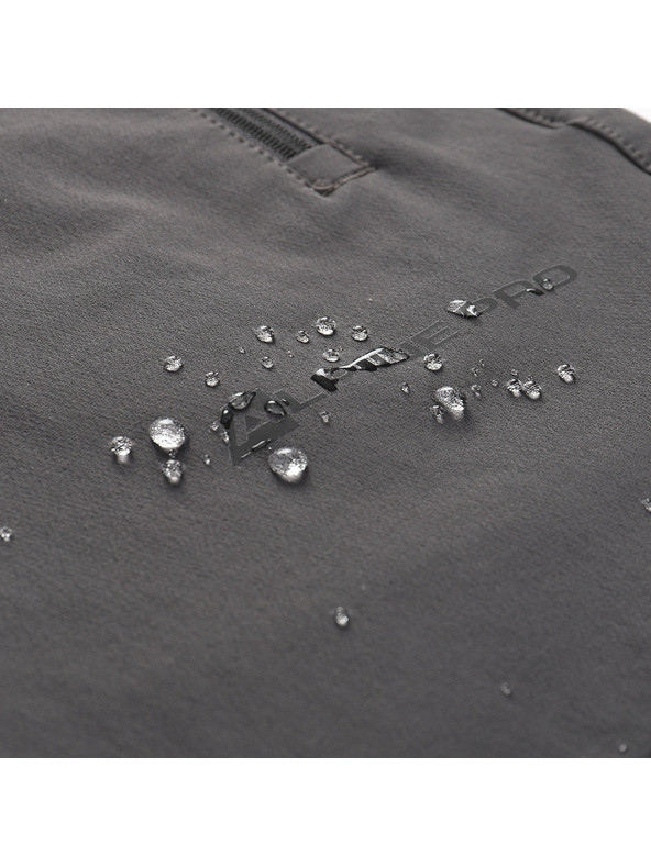 ALPINE PRO Moške softshell hlače ALPINE PRO HURF 2 dk.true gray