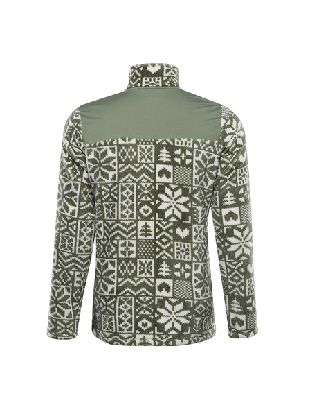 ALPINE PRO Moška flis jopa s supratherm ALPINE PRO EFLIN oil green varianta pa