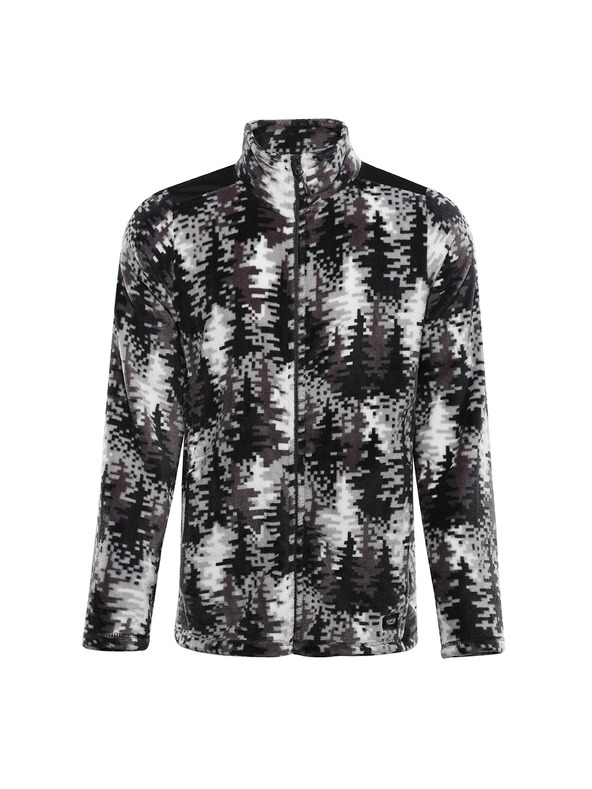 ALPINE PRO Moška flis jopa s supratherm ALPINE PRO EFLIN dk. true gray varianta pb