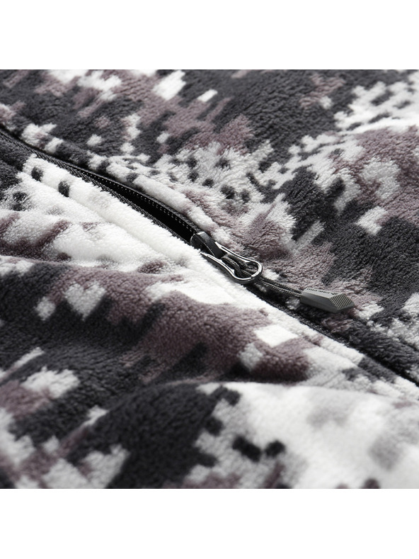 ALPINE PRO Moška flis jopa s supratherm ALPINE PRO EFLIN dk. true gray varianta pb