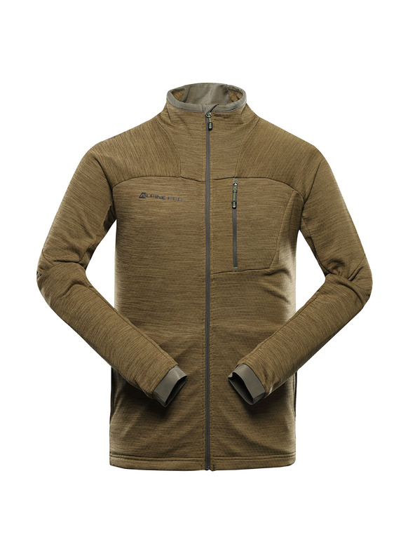 ALPINE PRO Moška hitro sušeča jopa ALPINE PRO ONNEC 3 turtle green