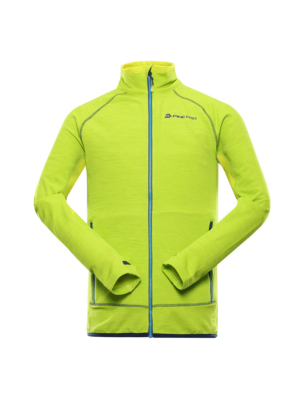 ALPINE PRO Moška hitro sušeča jopa ALPINE PRO ONNEC lime green