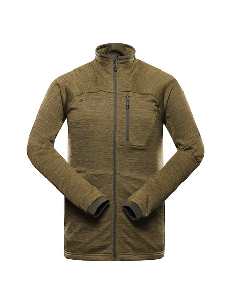 ALPINE PRO Moška hitro sušeča jopa ALPINE PRO ONNEC 3 turtle green