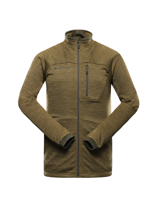 ALPINE PRO Moška hitro sušeča jopa ALPINE PRO ONNEC 3 turtle green