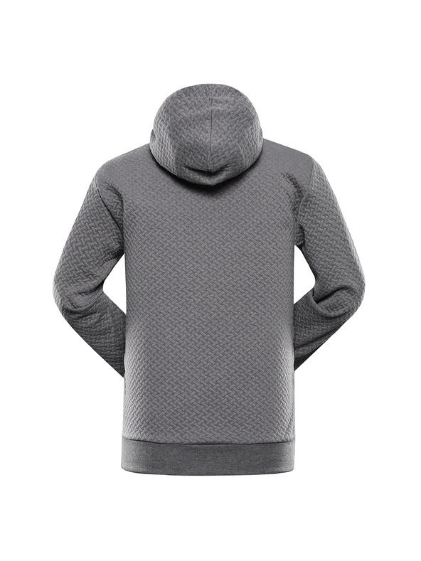ALPINE PRO Moška jopa s kapuco ALPINE PRO LEL dk.true gray