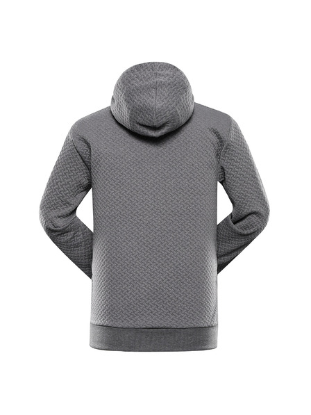 ALPINE PRO Moška jopa s kapuco ALPINE PRO LEL dk.true gray