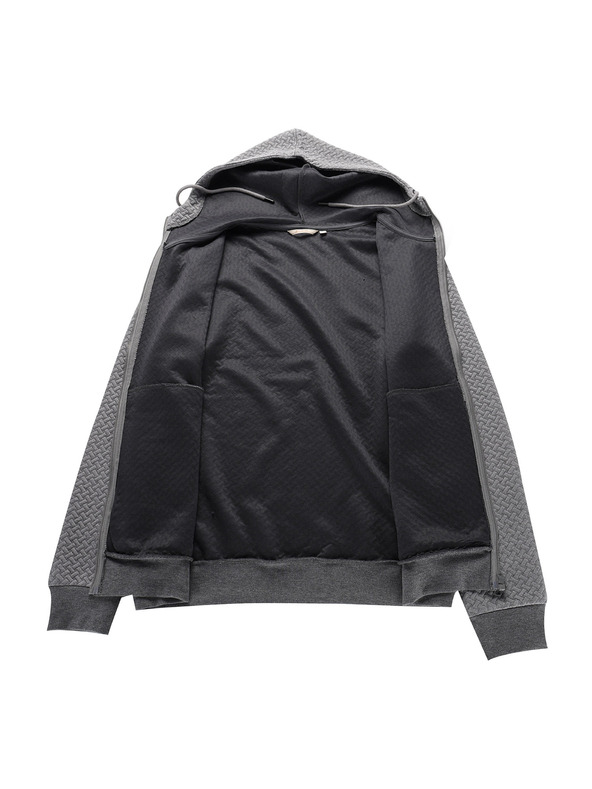 ALPINE PRO Moška jopa s kapuco ALPINE PRO LEL dk.true gray