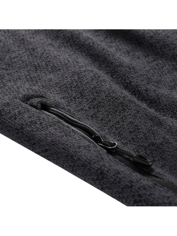 ALPINE PRO Moški topel jopič na zadrgo ALPINE PRO ZEG 2 black