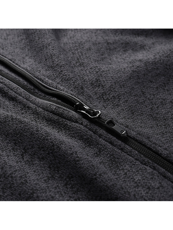 ALPINE PRO Moški topel jopič na zadrgo ALPINE PRO ZEG 2 black