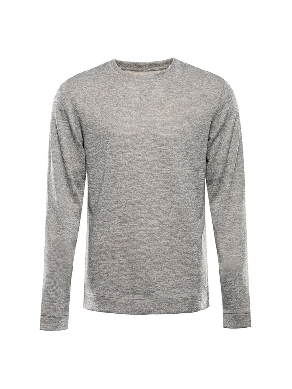 ALPINE PRO Moško majico z dolgimi rokavi ALPINE PRO BREK shifting sand