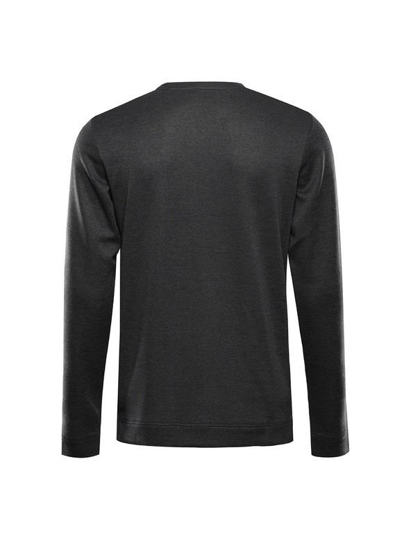 ALPINE PRO Moško majico z dolgimi rokavi ALPINE PRO BREK dk.true gray