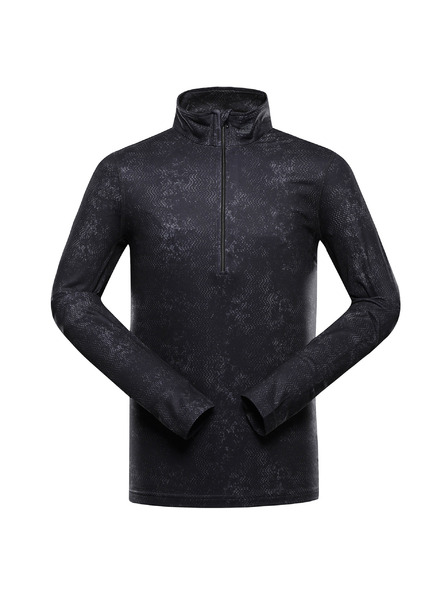 ALPINE PRO Moško hitro sušečo majico s prostretch ALPINE PRO STANS black varianta pc