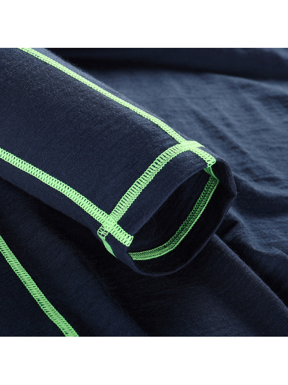 ALPINE PRO Moško merino majico ALPINE PRO MEREN moonlit ocean