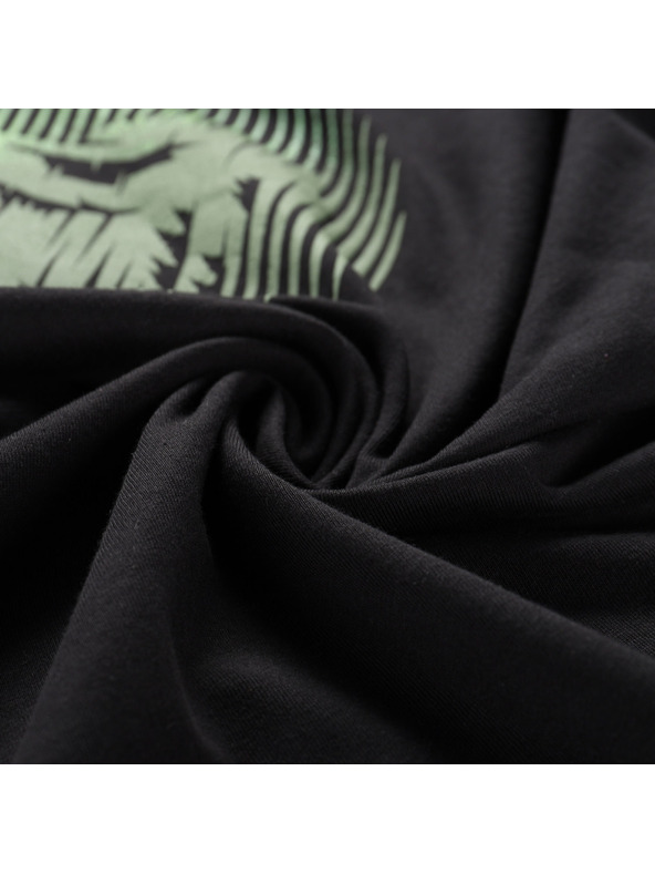 ALPINE PRO Moško majico z obdelavo cool-dry ALPINE PRO GREM 2 black varianta pb