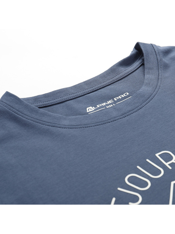 ALPINE PRO Moško bombažno majico ALPINE PRO MOROL vintage indigo varianta pd